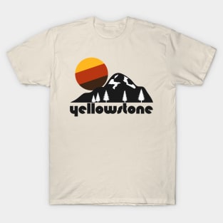 Retro Yellowstone ))(( Tourist Souvenir National Park Design T-Shirt